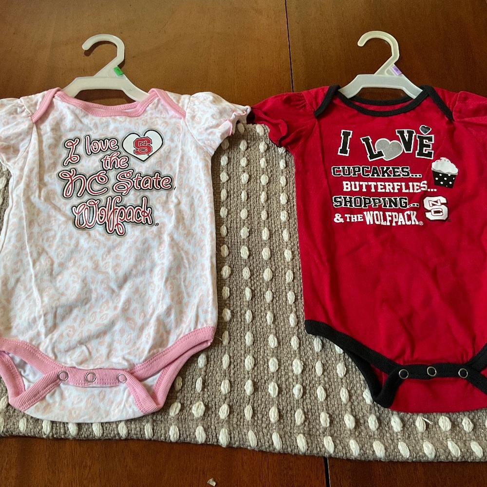 Baby Girl NC State Onesie - 12 Mos.
